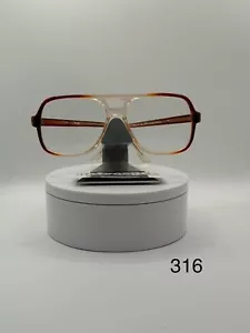 True Vintage Brille NOS Double Bar Style Brown Fade Frame - Bild 1 von 7