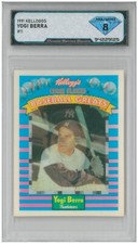 1991 Kellogg's 3d YOGI BERRA #11 💎 DSG 8 NM/Mint