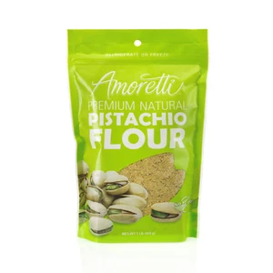 Amoretti Premium Natural Pistachio Flour, 1 Pound - Picture 1 of 12