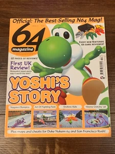 64 Magazine Volume 10 Yoshis Story UK Nintendo Strategy Magazine Players Guide - Picture 1 of 1
