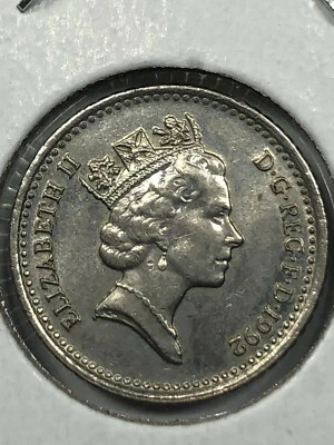 1992 Great Britain 5 Pence Foreign Coin #0674 - Image 1 of 2
