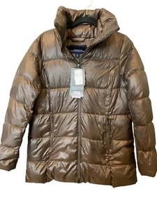 Chaqueta Parka Lands End Ligera de Plumón Nogal Profundo Para Mujer Talla Pequeña 6-8 Nueva Con Etiquetas - Imagen 1 de 12