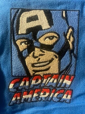 Captain America Child  Apron William Sonoma Marvel Comics - Image 1 of 3