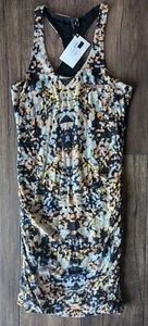Joes Jeans Women's Ruched 100% Linen Racerback Mini Beach Chic Modern Small NWT! - Picture 1 of 15