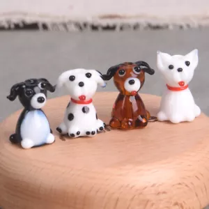 2pcs Dog/Penguin Shape Handmade Lampwork Glass Beads for DIY Jewelry Making - Picture 1 of 8