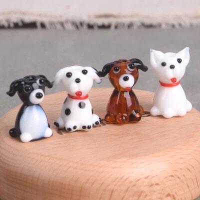 2pcs Dog/Penguin Shape Handmade Lampwork Glass Beads for DIY Jewelry Making - Image 1 of 3