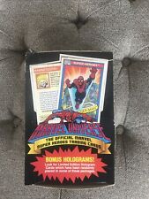 1990 MARVEL UNIVERSE SERIES 1 36 CARD PACKS BOX HOLOGRAMS IMPEL!