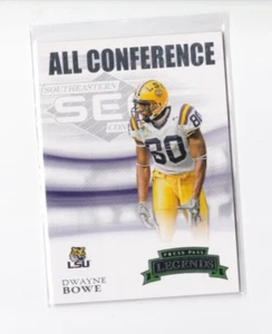 DWAYNE BOWE 2007 PRESS PASS LEGENDS ALL-CONFERENCE INSERT ROOKIE CARD-SHIPS FREE - Picture 1 of 24