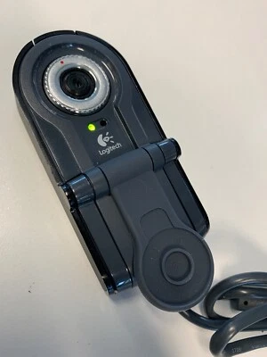 Travel Portable WebCam USB easy plug Logitech Quickcam For Notbook - Image 1 of 4