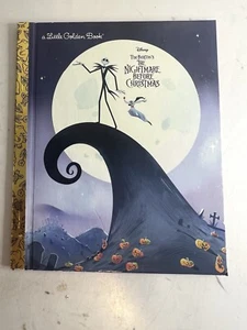 Little Golden Book: The Nightmare Before Christmas Disney Classic Tim Burton NEW - Picture 1 of 4
