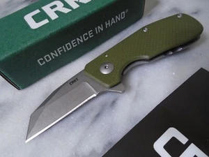 CRKT Razelcliffe Compact Ball Bearing Pivot Pocket Knife OD G10 4021ODS 8Cr13MoV - Picture 1 of 9