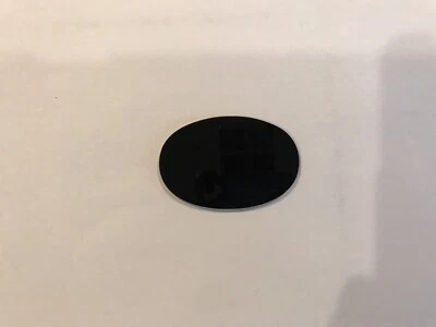 NATURAL BLACK ONYX OVAL FLAT  CUT  LOOSE GEMSTONE  SIZE  59.93mm X 40.05mm - Image 1 of 4