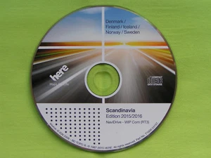 NAVIGATION CD WIP COM RT3 SKANDINAVIEN 2016 CITROEN C4 C5 C6 PEUGEOT 407 607 807 - Bild 1 von 1