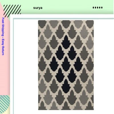 Surya Frontier Kelp Brown, Pewter 2'x3' Contemporary Area Rug - Image 1 of 2