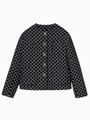 Chaqueta blazer de lana Gucci GG shadow Boucle 797061 - Nueva con etiquetas Foto 1 de 4