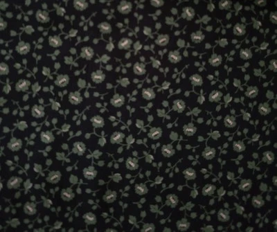 Tela BTY x 44" W de Marcus #R3300512 Vintage Dije Flor Parche Acolchado Costura Foto 1 de 2