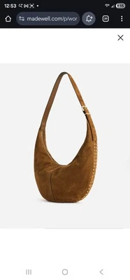 Madewell необходимый изгиб наплечная сумка состаренный коньяк совершенно новый с ярлыками - Изображение 1 из 4