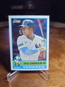 2025 Topps Heritage Chrome  #33 Jazz Chisholm Jr., New York Yankees - Picture 1 of 2