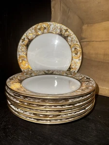 Noritake 20056 Muster Schwarz & Gold Salatteller (7) - Bild 1 von 3