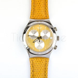 Swatch Irony Chrono 2015 - YCS582 - Sand Dune - Nuovo - Picture 1 of 2