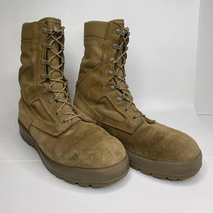 Belleville Combat Boots Mens Size 10 W Tan Gore-Tex AF Safe to Fly USA AFTW - Picture 1 of 13