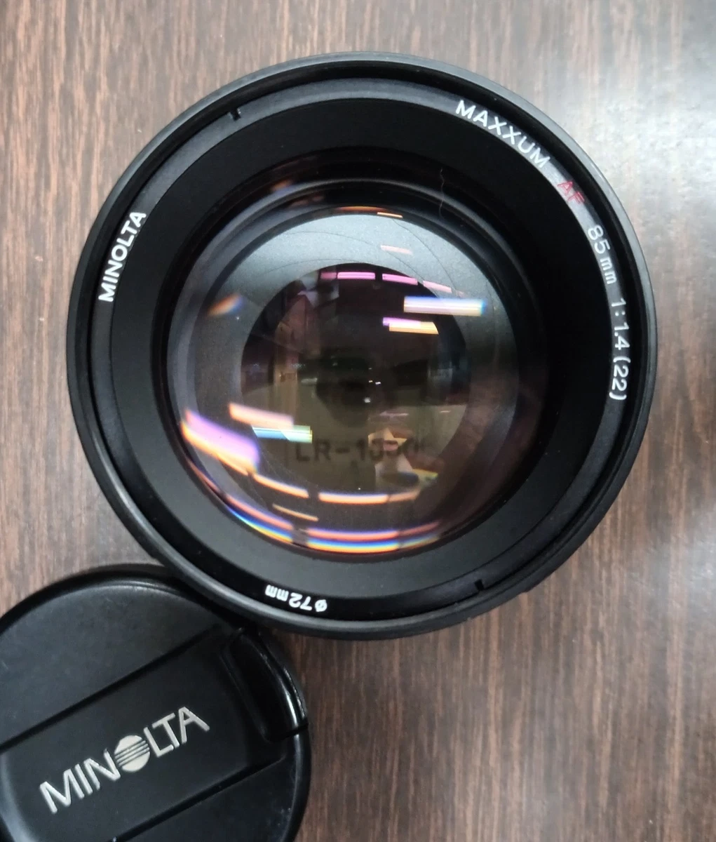 【動確/良品】MINOLTA AF 85mm F1.4 Minolta AF 85mm F1.4 G RS A-mount lens info