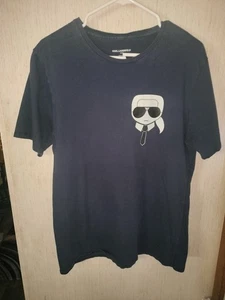 Karl Lagerfeld Paris Cartoon Graphic Logo Tee L schwarz - Bild 1 von 4