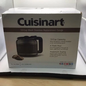 CUISINART DCC-1220BKSRC CARAFFA di ricambio inox 12 tazze NUOVA - Foto 1 di 5