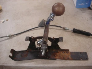 1970 1971 1972 Oldsmobile 442 Cutlass Floor Shifter Assembly & Cable GM OEM Olds - Picture 1 of 7
