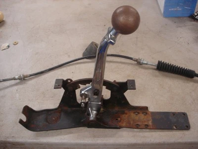 1970 1971 1972 Oldsmobile 442 Cutlass Floor Shifter Assembly & Cable GM OEM Olds - Image 1 of 4