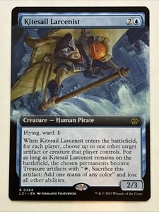 Magic The Gathering Las Cavernas Perdidas de Ixalan Kitesail Larcenist Arte Extendido 0364 Casi Nuevo Raro - Imagen 1 de 2
