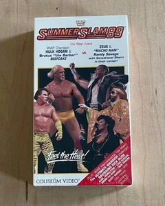 Coliseum Video WWF SUMMERSLAM 89 Sealed Betamax Hulk Hogan Brutus Beefcake WCW - Imagen 1 de 8