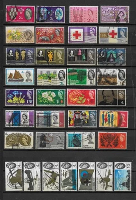 QEII FÓSFORO SE UNE A LAS FLORES, INCLUYE 15 JUEGOS COMPLETOS DE VFU, 69 DIFF (12) Foto 1 de 2