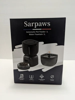 Sarpaws Alimentador Automático para Mascotas y Fuente de Agua - Nuevo en Caja Foto 1 de 4