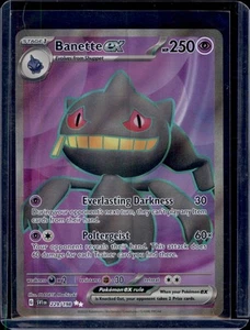 Banette ex SV01: Conjunto Base Pokémon Escarlata y Violeta #229/198 Ultra Raro Casi Nuevo+ - Imagen 1 de 2