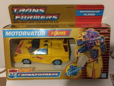 Transformers G1 Motorvator Flame 1990 Hasbro Euro exclusive complete! - Image 1 of 4