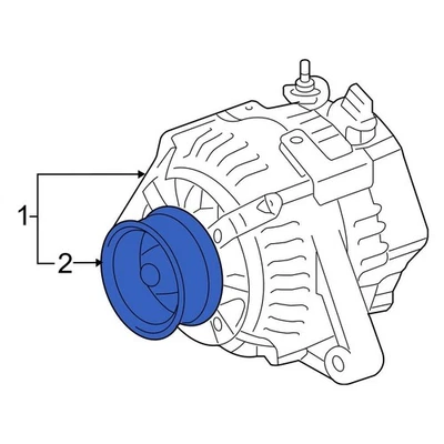 For Toyota Tundra 2014 Toyota 274150W131 Alternator Pulley Foto 1 de 4