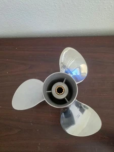 9.9 x 12 Outboard Boat Propeller fit Tohatsu 25-30 HP 10ooth RH 12'' Pitch - Bild 1 von 3