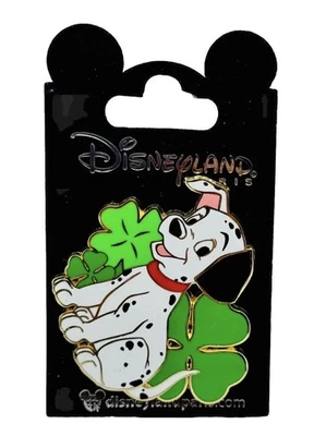 Prendedor Disneyland París Lucky 101 Dálmatas 2020 Tréboles Día de San Patricio Foto 1 de 3