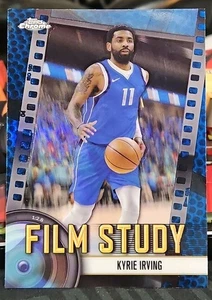 2025 Topps Chrome Blue Basketball Refractor Kyrie Irving Film Study #FS-18 - Bild 1 von 2