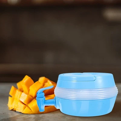  Getränkespender Plastik Wasserbehälter Faltbar Plastikwasserspender - Bild 1 von 4