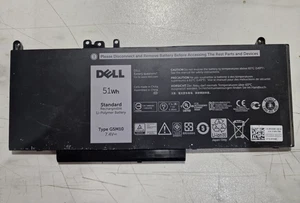 Genuine DELL Latitude E5450 E5550 E5570 G5M10 0R9XM 7.4v 51Wh Battery - Picture 1 of 5
