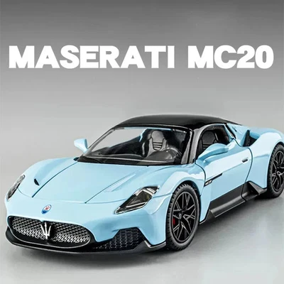 1:22 Maserati MC20 Sport Car Alloy Model Car Diecast Collection With Sound Light - Image 1 of 4