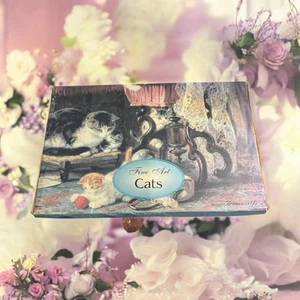 Vintage 2003 Henriette Ronner Knip Set 20 Greeting Card W Envelopes Kitten Cats - Picture 1 of 11