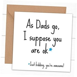 Funny Happy Father's Day Card | Rude Cards For Fathers Dad Daddy Father s - Picture 1 of 2