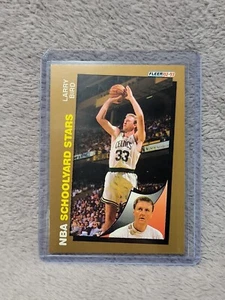 Larry Bird Fleer 92-93 Schoolyard Stars #256 - Bild 1 von 7