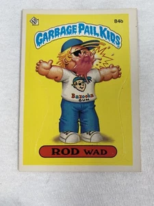 Garbage Pail Kids 1986 Series 3 ROD WAD #84b Original Vintage Sticker GPK OS3. - Picture 1 of 2