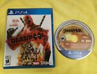 Deadpool: Sony PlayStation 4 PS4 Marvel  Activision 2015. Used.