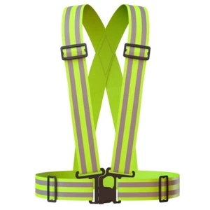 Reflective Vest (2 Pack) Fits over Outdoor Clothing 360˚reflective coverage - Picture 1 of 2