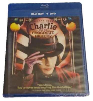 Charlie And The Chocolate  (Blu-ray + DVD ) Brand New Sealed - Image 1 of 2